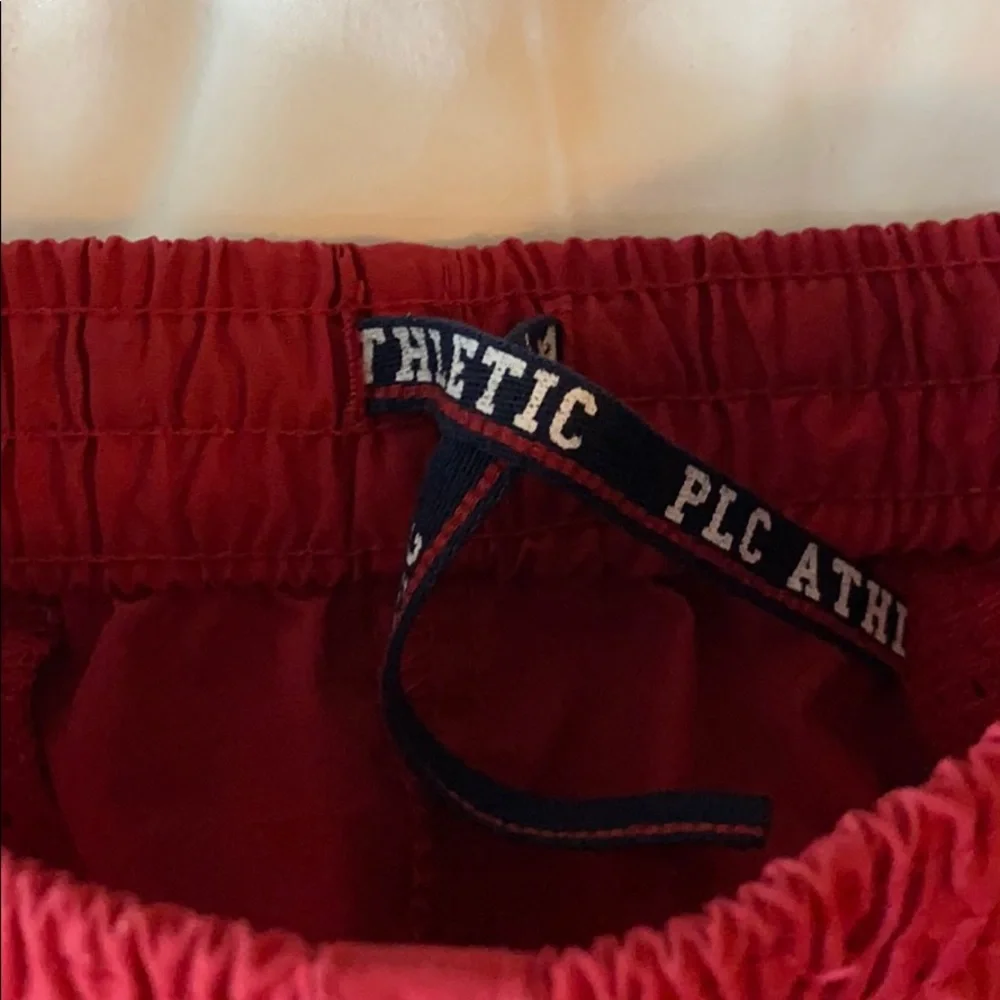 The Children’s Place Red Swim Trunks White Blue Trim Polyester Nylon Size 3T